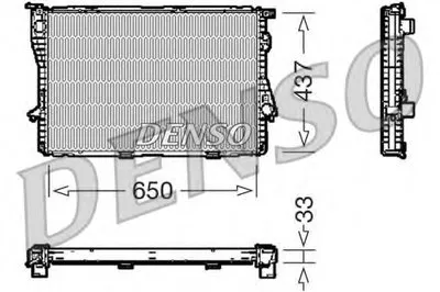 Радиатор, охлаждение двигателя DENSO купить