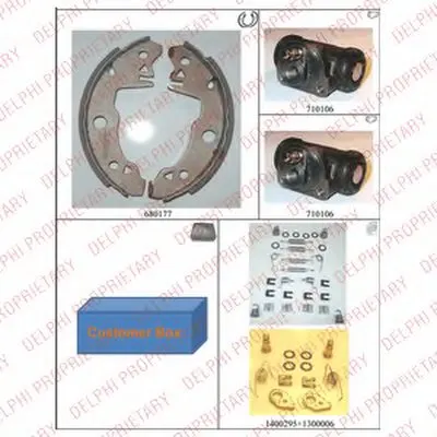 Комплект тормозных колодок DELPHI купить