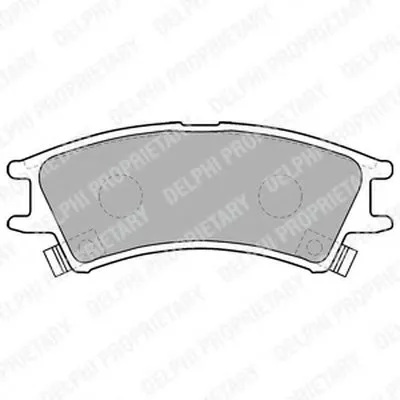 Комплект тормозных колодок, дисковый тормоз DELPHI купить