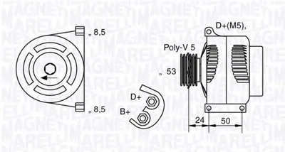 Генератор MAGNETI MARELLI купить