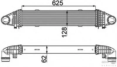 Интеркулер BEHR HELLA SERVICE купить