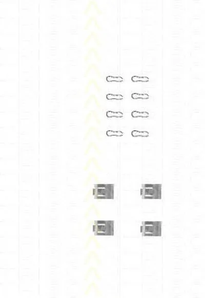 Комплектующие, колодки дискового тормоза TRISCAN купить