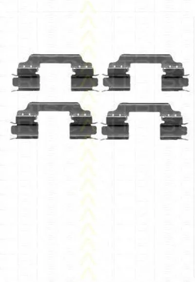 Комплектующие, колодки дискового тормоза TRISCAN купить