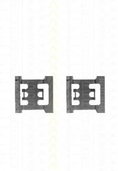 Комплектующие, колодки дискового тормоза TRISCAN купить