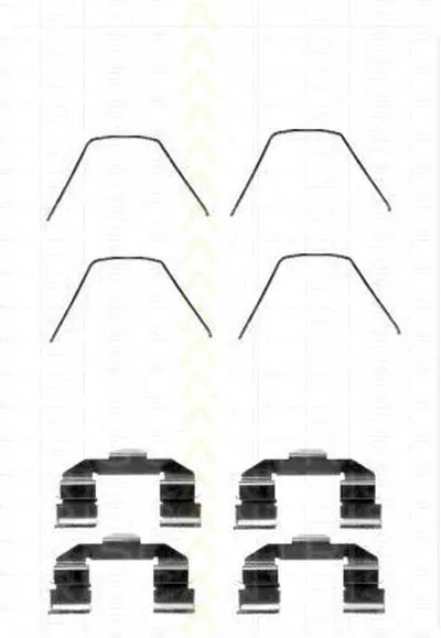 Комплектующие, колодки дискового тормоза TRISCAN купить