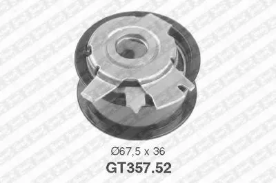 Натяжной ролик, ремень ГРМ SNR купить