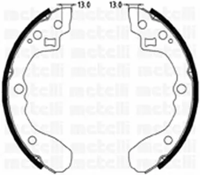 Комплект тормозных колодок METELLI купить