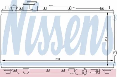 Радиатор, охлаждение двигателя NISSENS купить
