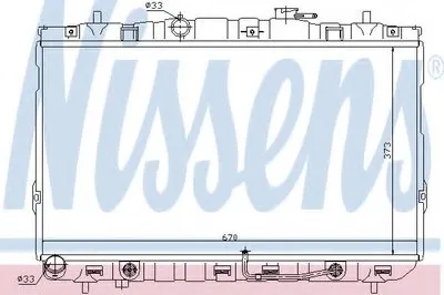 Радиатор, охлаждение двигателя NISSENS купить