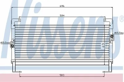 Конденсатор, кондиционер NISSENS купить