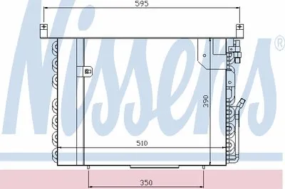 Конденсатор, кондиционер NISSENS купить