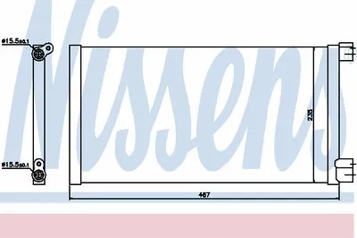 Конденсатор, кондиционер NISSENS купить