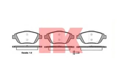 Комплект тормозных колодок, дисковый тормоз NK купить