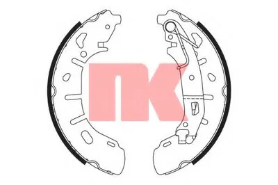 Комплект тормозных колодок NK купить