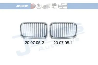 Решетка радиатора JOHNS купить