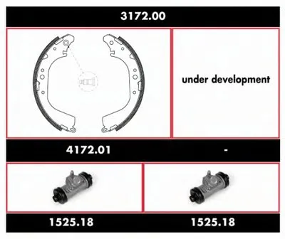 Комплект тормозов, барабанный тормозной механизм Precision Kit REMSA купить