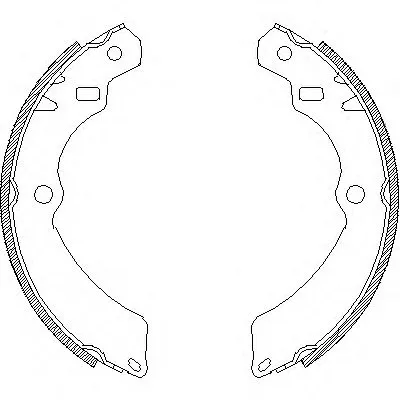 Комплект тормозных колодок REMSA купить
