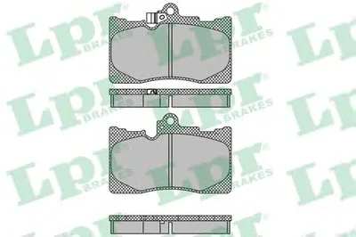 Комплект тормозных колодок, дисковый тормоз LPR купить