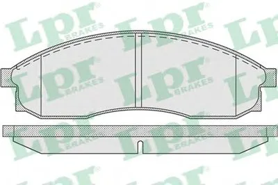 Комплект тормозных колодок, дисковый тормоз LPR купить