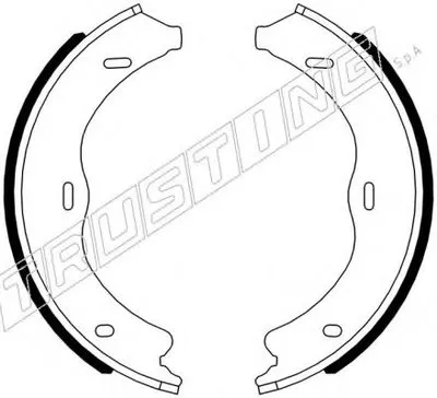 Комплект тормозных колодок, стояночная тормозная система TRUSTING купить