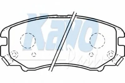 Комплект тормозных колодок, дисковый тормоз MK KASHIYAMA KAVO PARTS купить