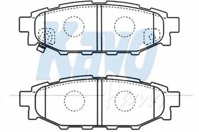 Комплект тормозных колодок, дисковый тормоз MK KASHIYAMA KAVO PARTS купить