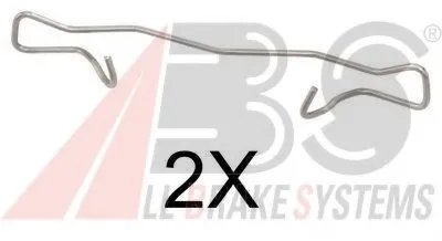 Комплектующие, колодки дискового тормоза A.B.S. купить