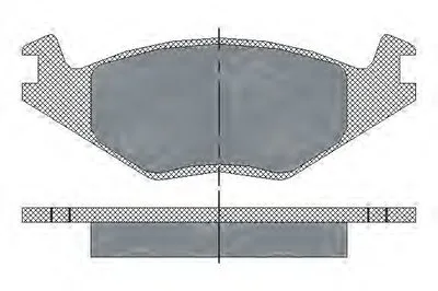 Комплект тормозных колодок, дисковый тормоз SCT Germany купить