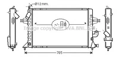 Радиатор, охлаждение двигателя