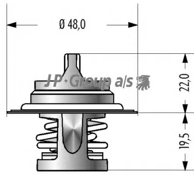 Термостат, охлаждающая жидкость QH JP GROUP купить