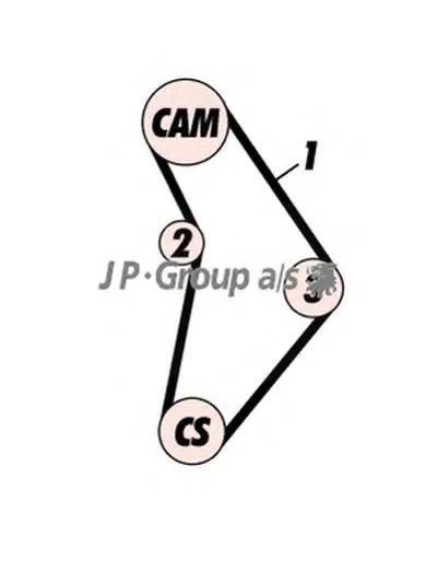 Комплект ремня ГРМ QH JP GROUP купить