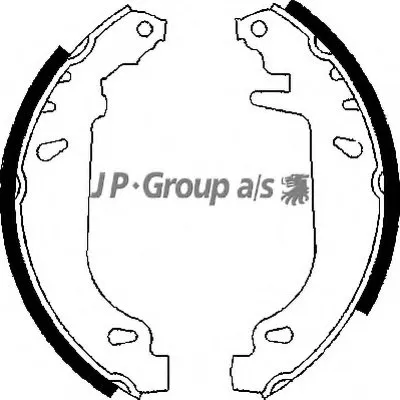Комплект тормозных колодок QH JP GROUP купить