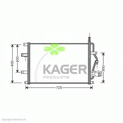 Конденсатор, кондиционер KAGER купить