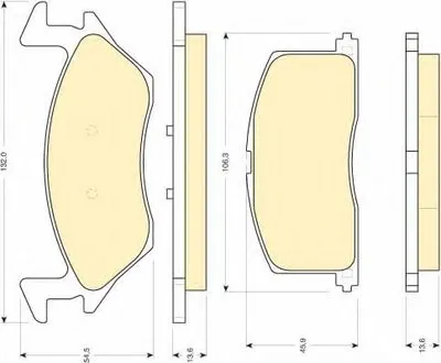 Комплект тормозных колодок, дисковый тормоз GIRLING купить