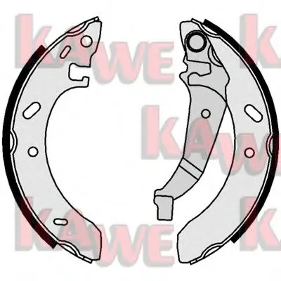 Комплект тормозных колодок KAWE купить