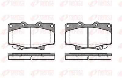 Комплект тормозных колодок, дисковый тормоз KAWE купить