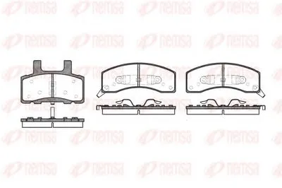 Комплект тормозных колодок, дисковый тормоз KAWE купить