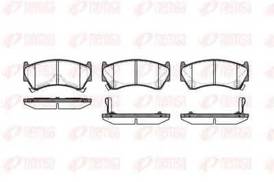 Комплект тормозных колодок, дисковый тормоз KAWE купить