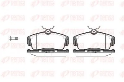 Комплект тормозных колодок, дисковый тормоз KAWE купить