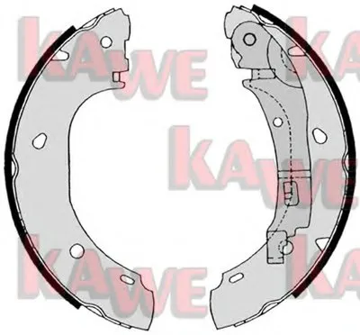 Комплект тормозных колодок KAWE купить