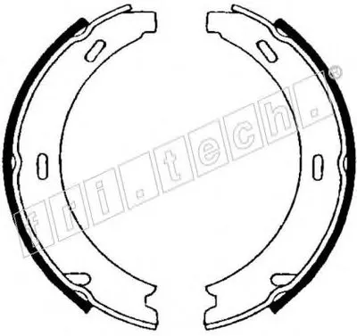 Комплект тормозных колодок, стояночная тормозная система fri.tech. купить