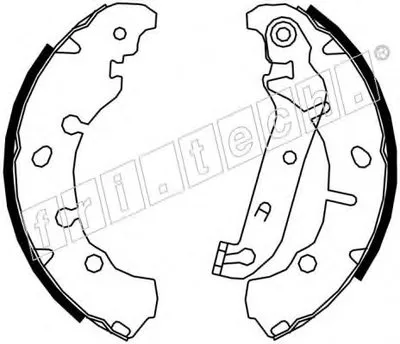 Комплект тормозных колодок REPARATION KIT fri.tech. купить