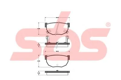 Комплект тормозных колодок, дисковый тормоз sbs купить