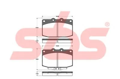 Комплект тормозных колодок, дисковый тормоз sbs купить