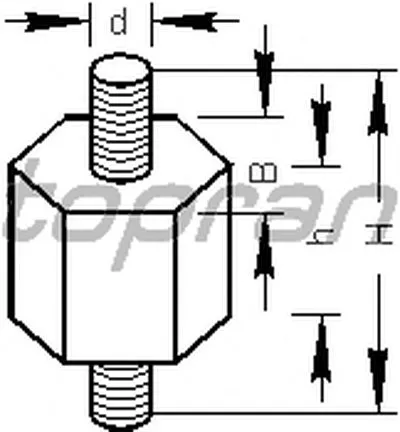 Кронштейн, топливный насос TOPRAN купить