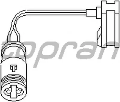 Датчик, износ тормозных колодок TOPRAN купить