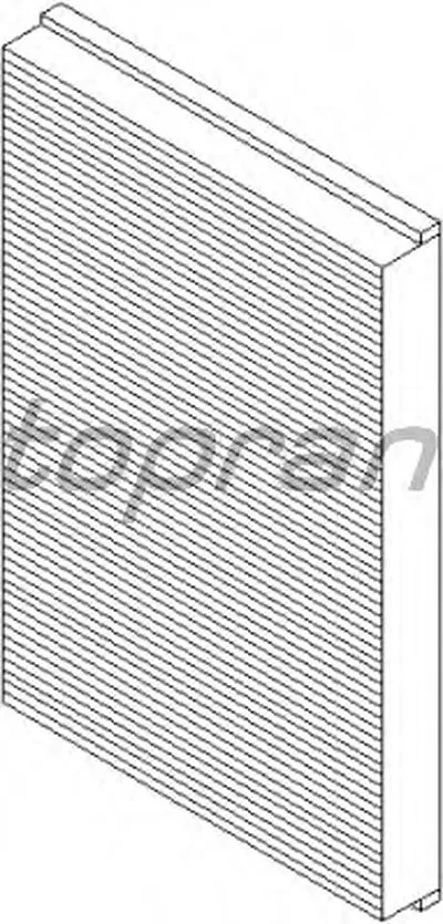 Фильтр, воздух во внутренном пространстве TOPRAN купить