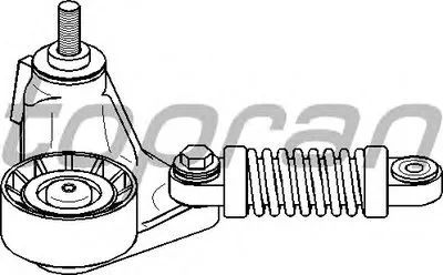 Натяжитель ремня, клиновой зубча TOPRAN купить
