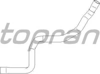 Шланг радиатора TOPRAN купить