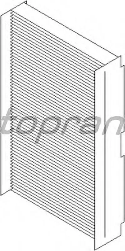 Фильтр, воздух во внутренном пространстве TOPRAN купить